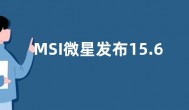 MSI微星发布15.6英寸便携式显示器PRO MP161