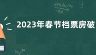 2023年春节档票房破67亿元 排名中国影史春节档第二