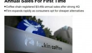 美媒：瑞幸销售额首超星巴克,成中国市场最大咖啡连锁品牌