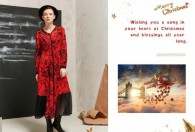 KAVON卡汶女装2018冬季新款舞动圣诞系列服饰画册
